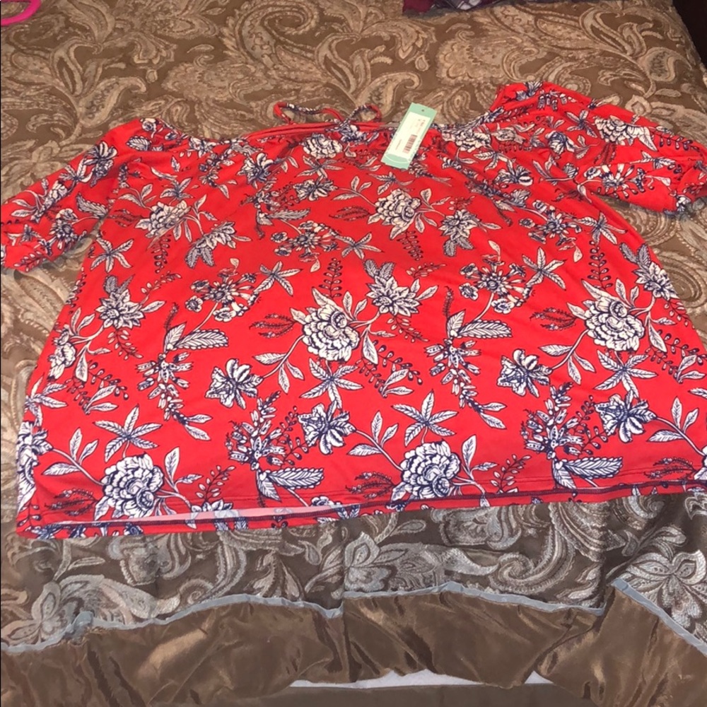 NWT Loveappella off the shoulder top